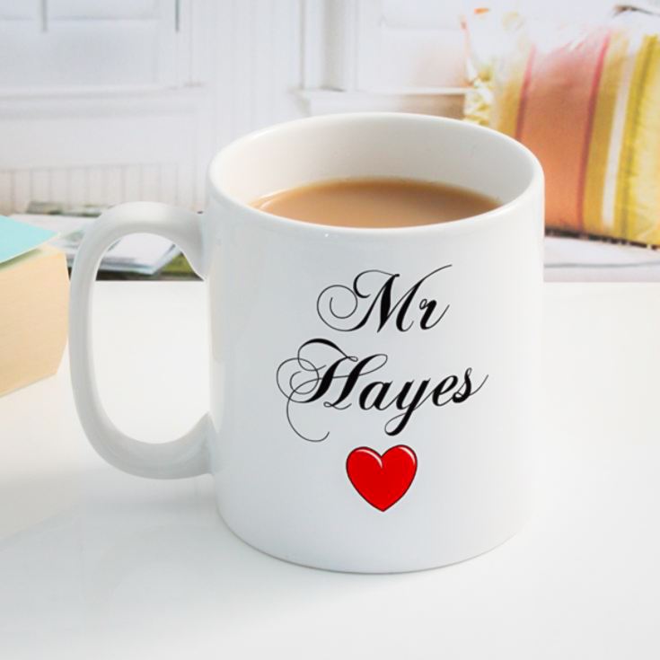 Personalised Mr and Mrs Mugs product image