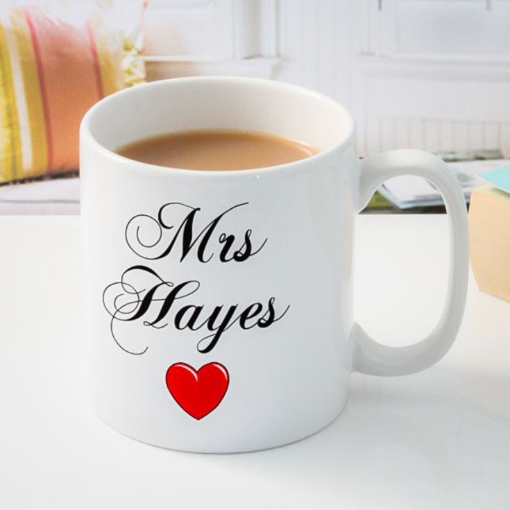 Personalised Mr and Mrs Mugs product image