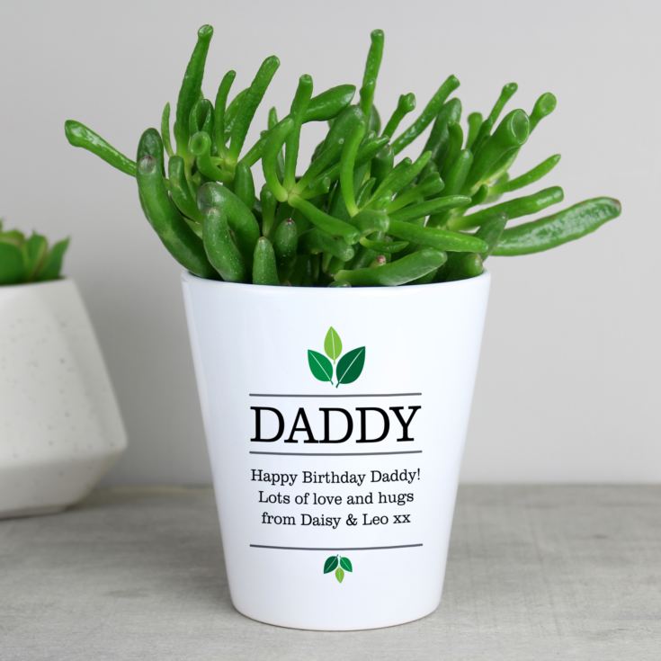 Personalised Daddy Plant Pot product image