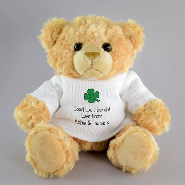 Personalised Good Luck Teddy Bear product image