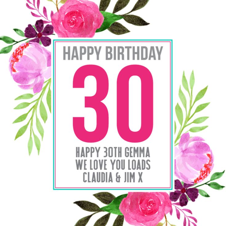 Personalised 30th Birthday Plant Pot product image