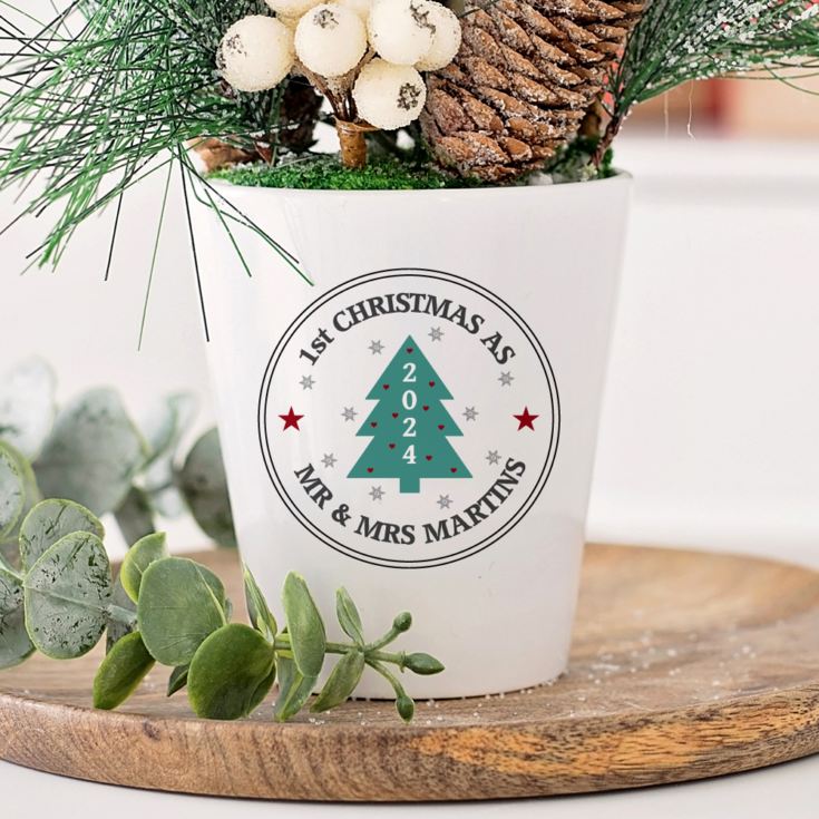 Personalised Christmas Tree Plant Pot product image