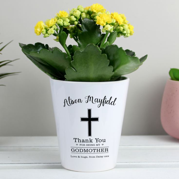 Personalised Godmother Plant Pot product image