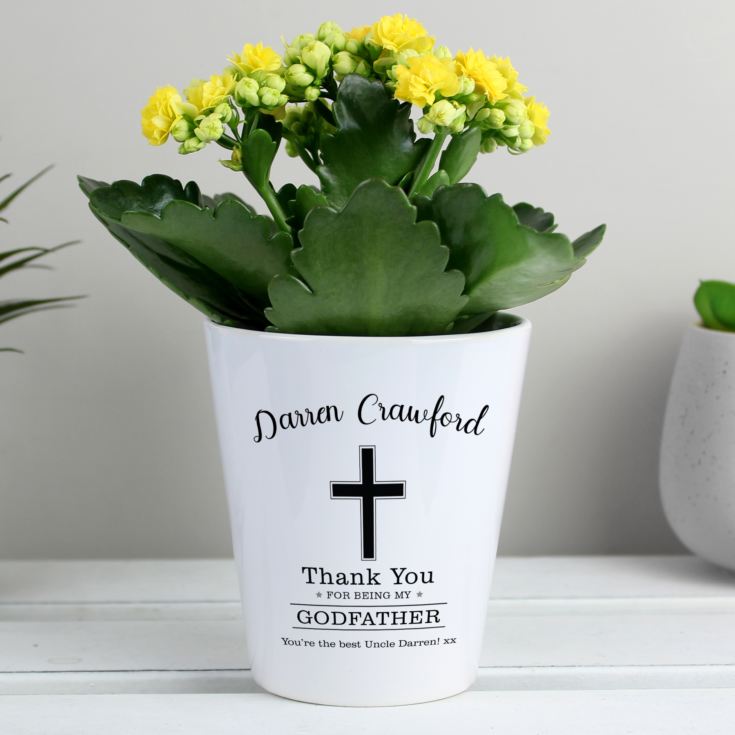 Personalised Godfather Plant Pot product image