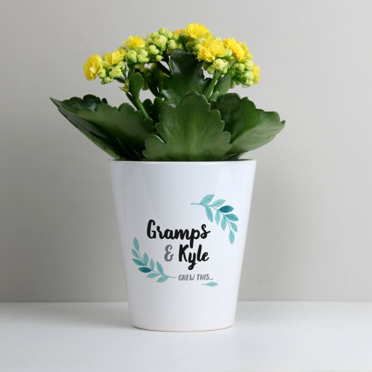 Grandpa & Me Grew This Personalised Plant Pot product image