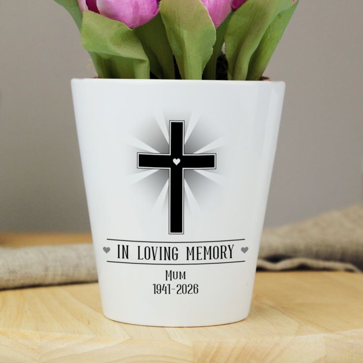 Personalised In Loving Memory Plant Pot product image