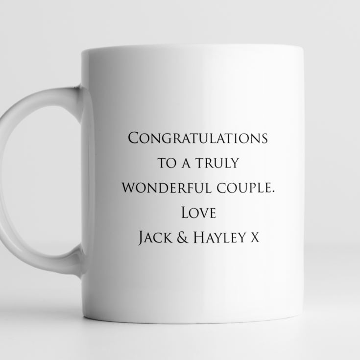Pair of Personalised Coral Anniversary Mugs product image