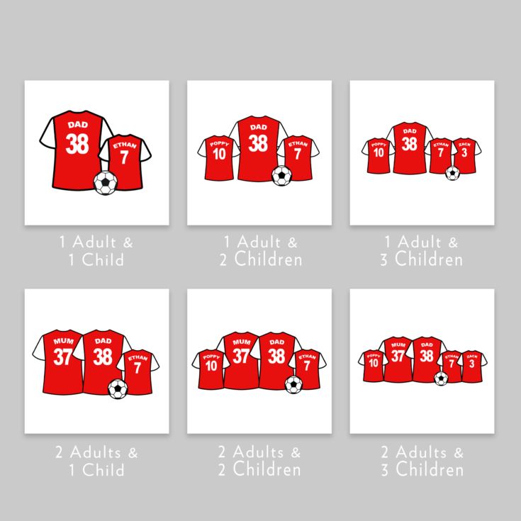 Personalised Football Family Mug product image