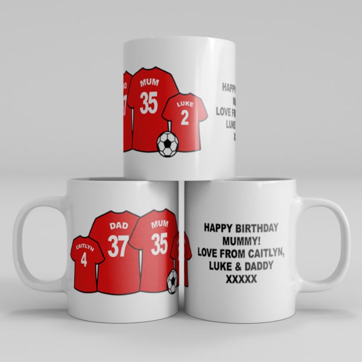 Personalised Football Family Mug product image