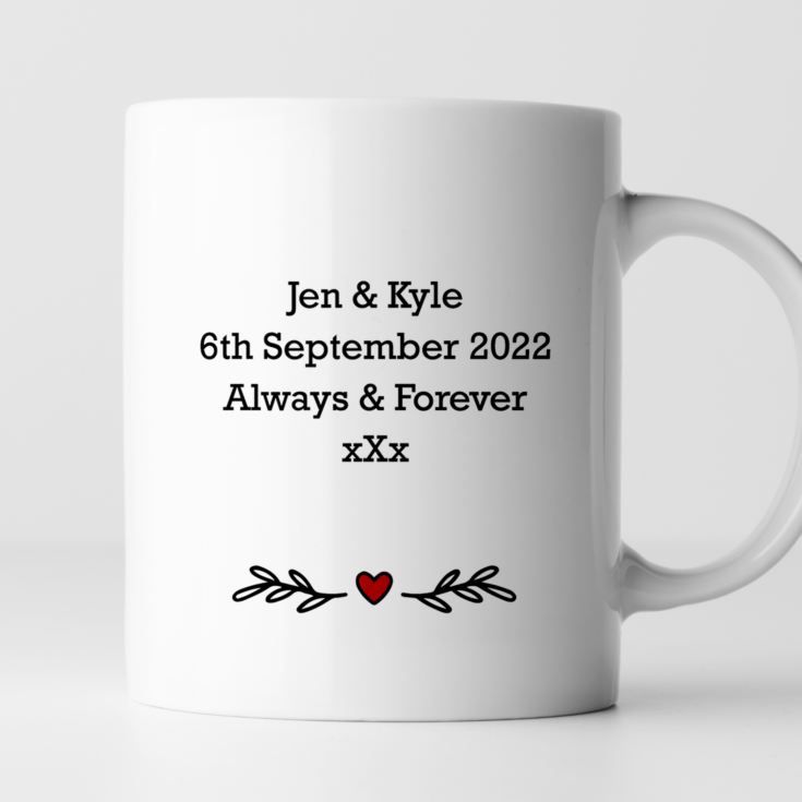 Personalised 2 Years Down Forever to Go Mug product image