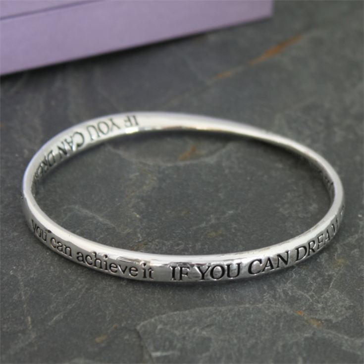 If You Dream It, You Can Achieve It - Bracelet in Personalised Box ...