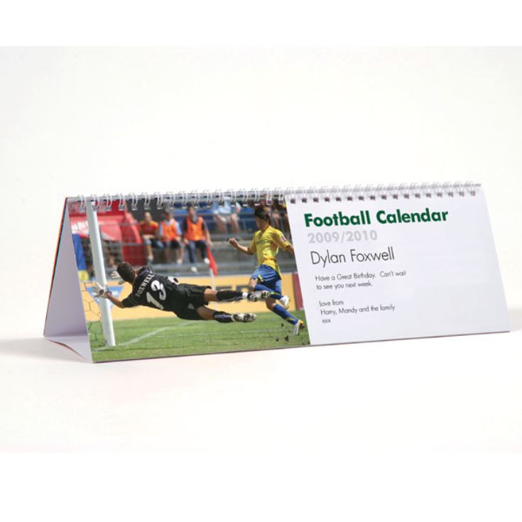 Personalised Football Fan Calendar product image
