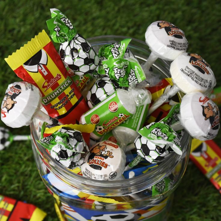 Personalised Football Sweet Jar product image