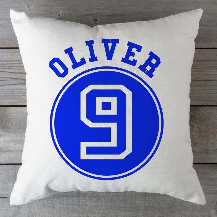 Personalised Football Kit Cushion product image