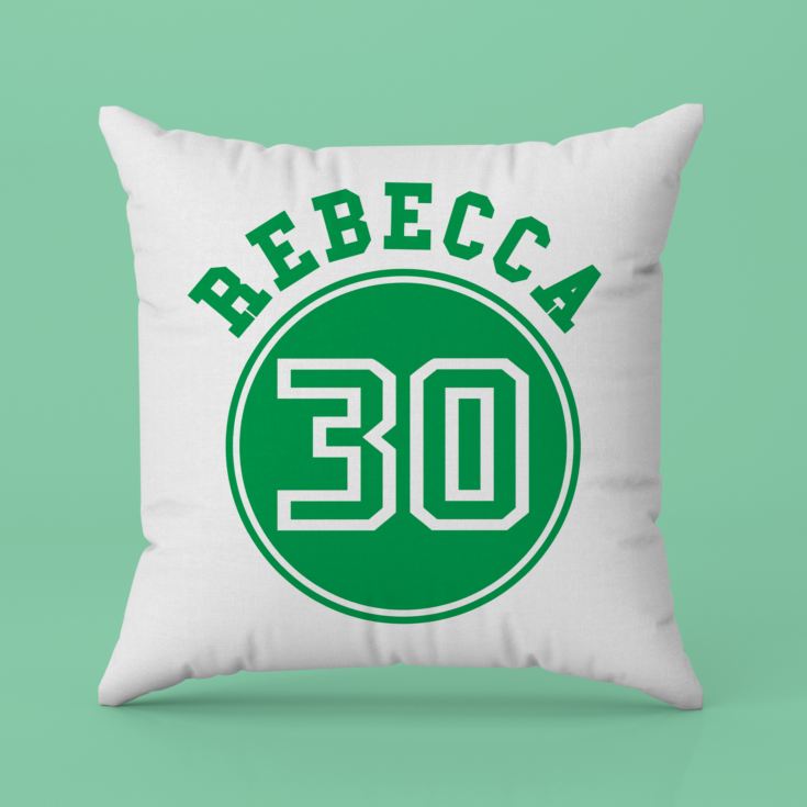 Personalised Football Kit Cushion product image