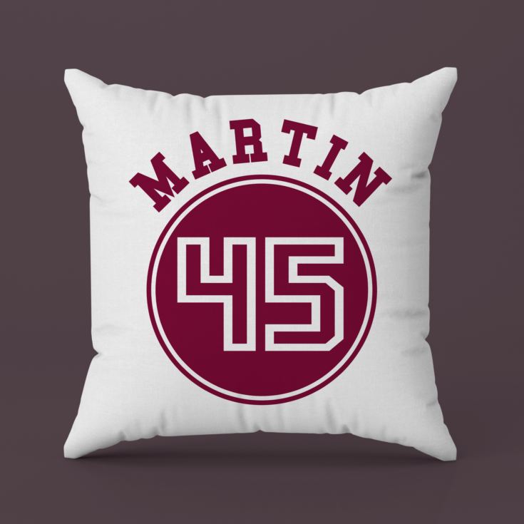 Personalised Football Kit Cushion product image