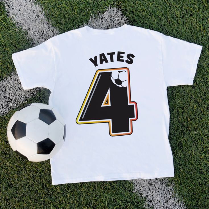 Personalised Children's Football Number T-Shirt product image