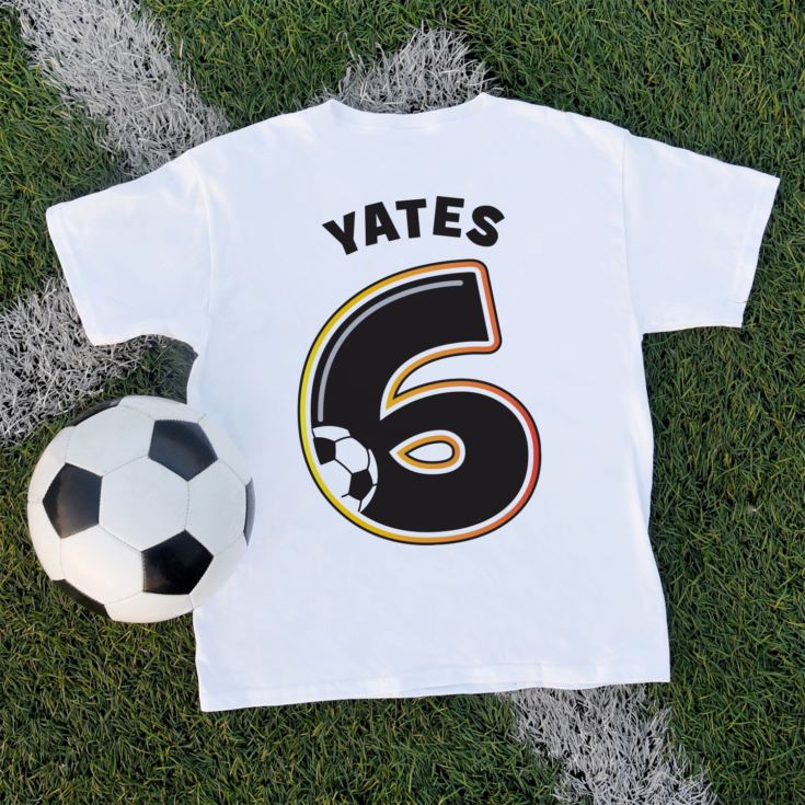 Personalised Children's Football Number T-Shirt product image