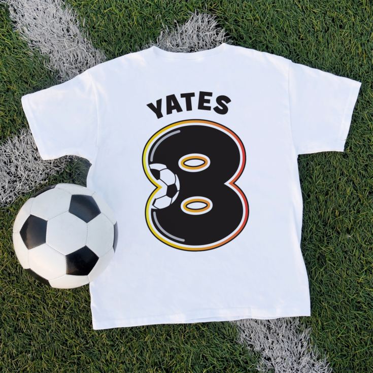 Personalised Children's Football Number T-Shirt product image