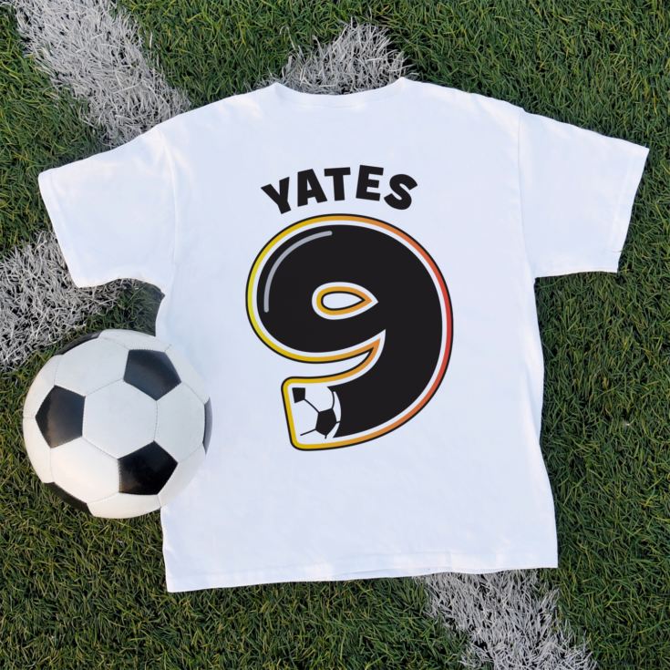 Personalised Children's Football Number T-Shirt product image