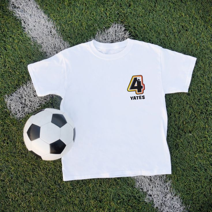 Personalised Children's Football Number T-Shirt product image