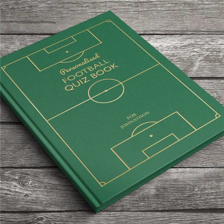 Personalised Football Quiz Book product image