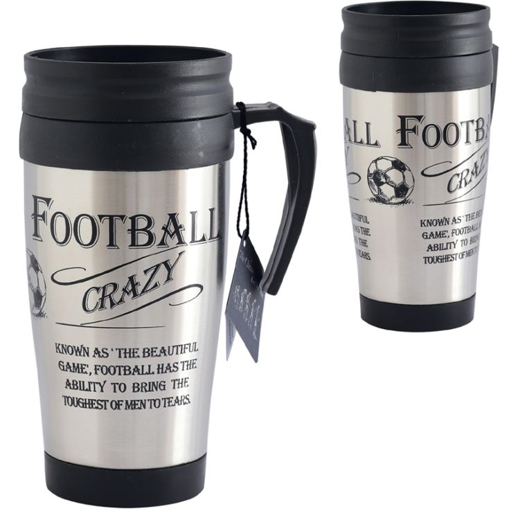 Football Fan Thermos Travel Mug The Gift Experience