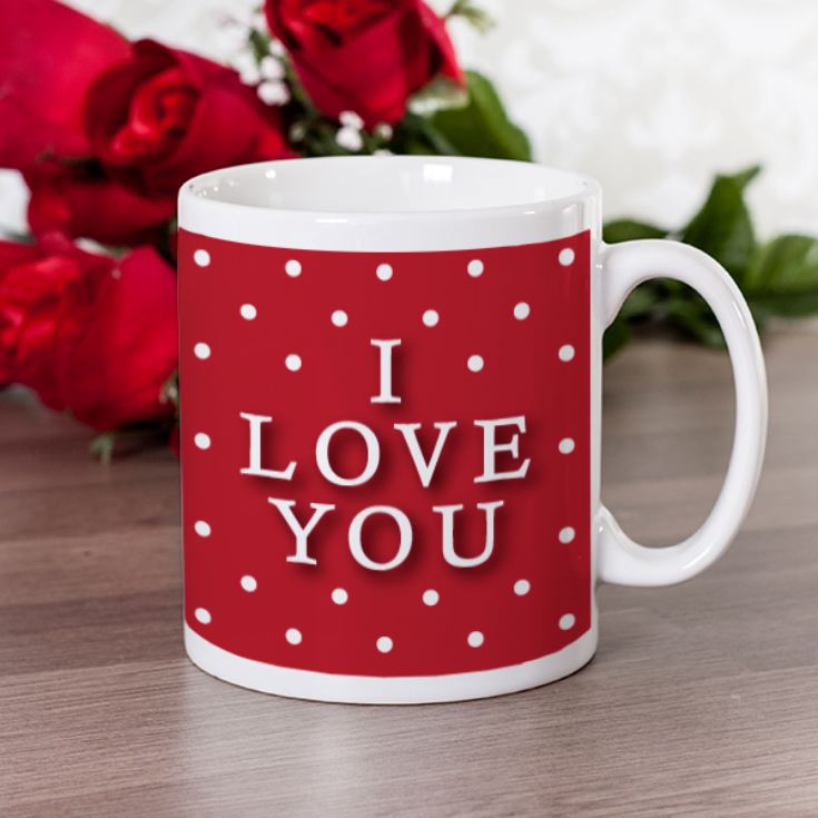 Personalised For My Valentine Heart Image Mug product image