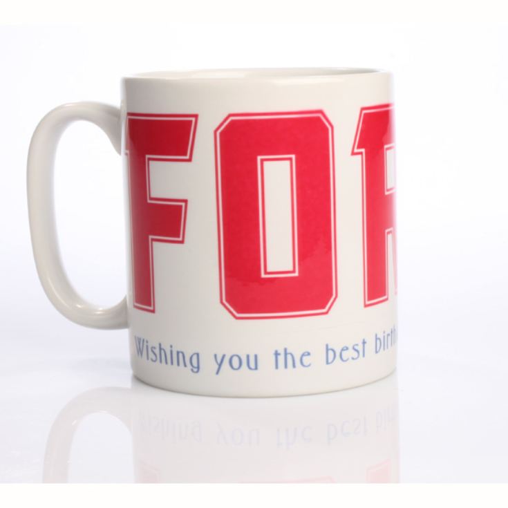 Personalised Forty Mug product image