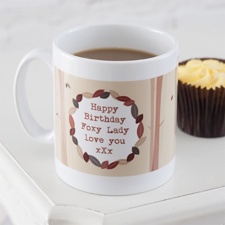 Personalised Woodland Fox Mug product image