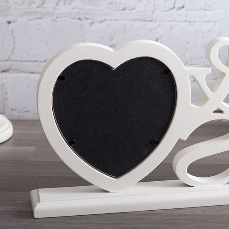 Mr Mrs Large Heart Photo Frame The Gift Experience Mr Mrs Large Heart Photo Frame Image