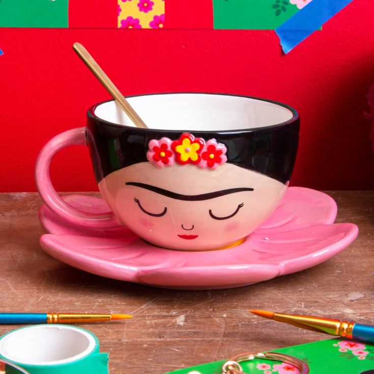 Frida Cup and Flower Saucer Set product image