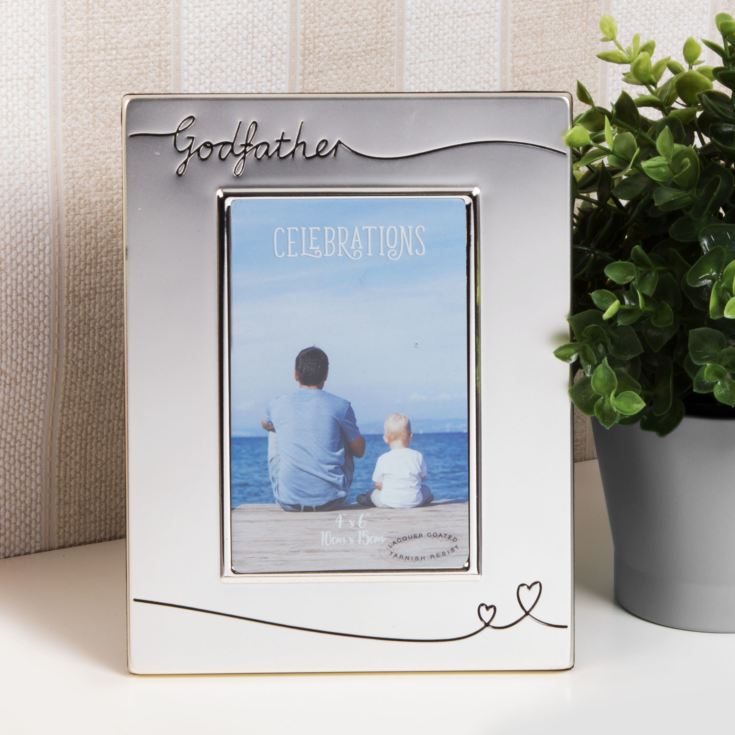 Silver Plated Godfather Photo Frame product image