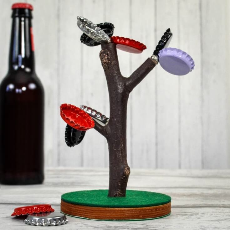Magnetic Beer Bottle Cap Tree product image
