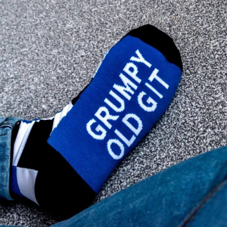 Don't Wake Up the Grumpy Old Git Sole Socks product image