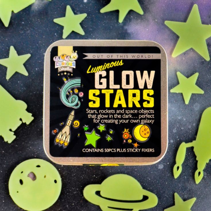 Glow in the Dark Stars in a Tin product image