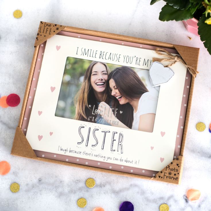 Love Life Sister Photo Frame 6 x 4 product image