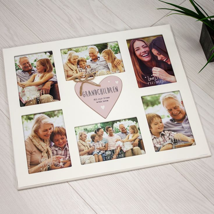 Multi Aperture Grandchildren Collage Frame The Gift Experience