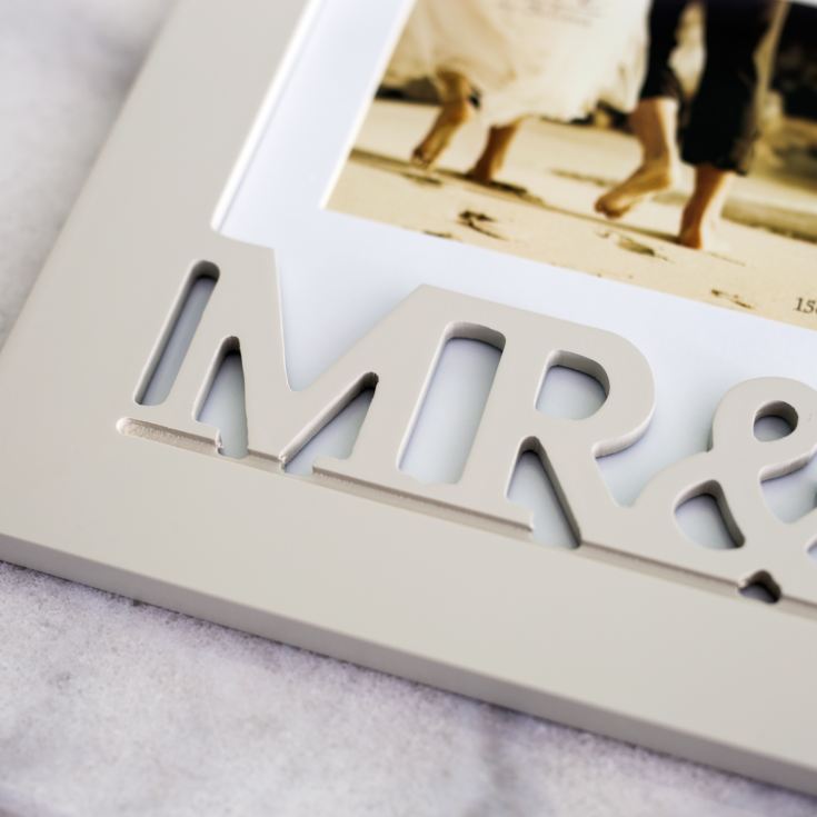 Mr /& Mrs Amore Heart Frame Wedding Gift Collage Memories PHOTO Picture