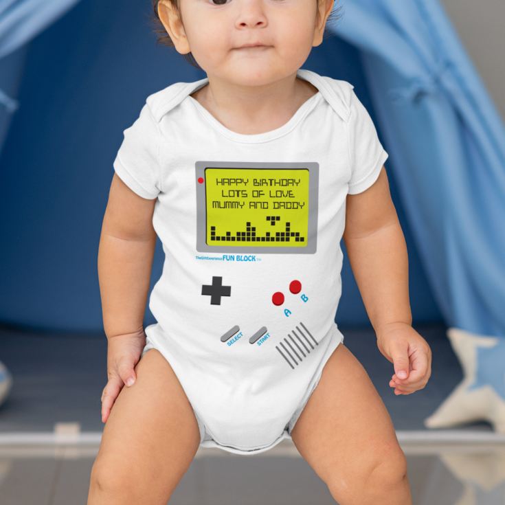 Personalised Game Baby Grow product image