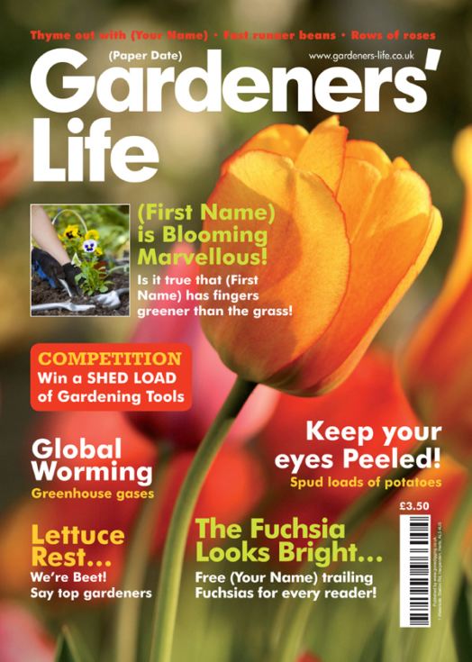 Gardening Magazine Spoof product image