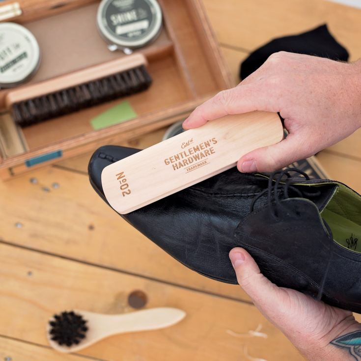 personalised shoe shine kit