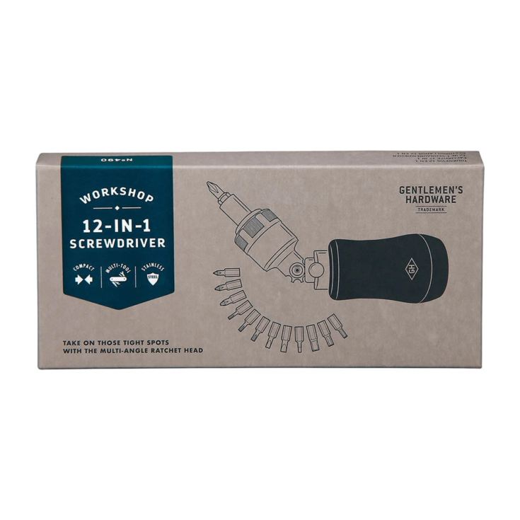 Gentlemen's Hardware 12-in-1 Screwdriver product image