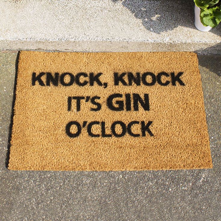 Gin O'Clock Doormat product image