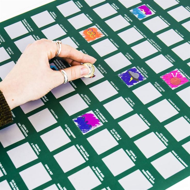 100 Things to Do Scratch Off Bucket List Poster product image
