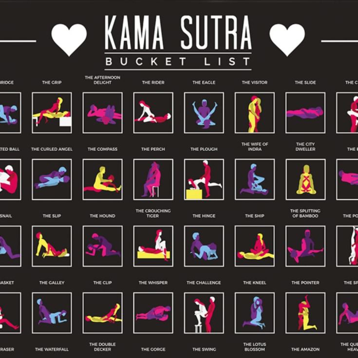 100 Kama Sutra Scratch Off Bucket List product image