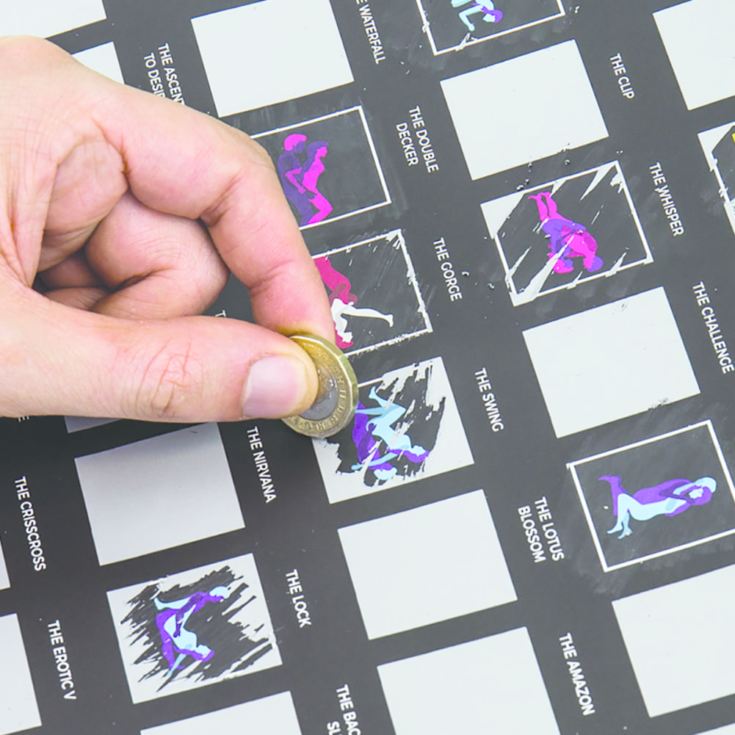 100 Kama Sutra Scratch Off Bucket List product image