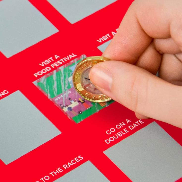 100 Dates Scratch Off Bucket List Poster product image
