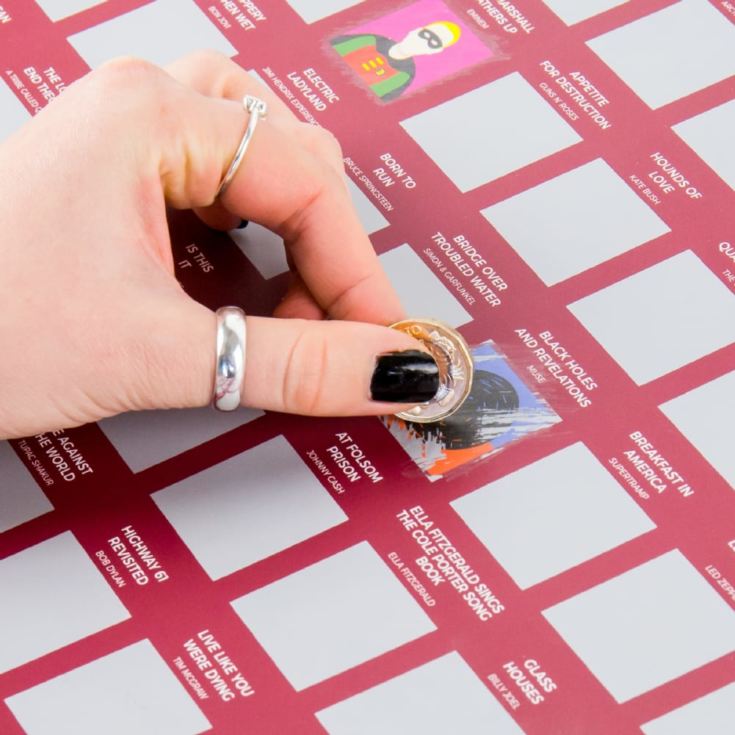 100 Albums Scratch Off Bucket List Poster product image