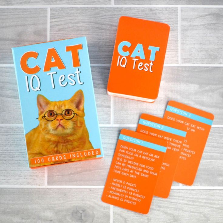 Cat IQ Test Pack of Cards The Gift Experience